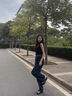 NOME小高領(lǐng)無(wú)袖女式背心短款夏款小背心女內(nèi)搭遮副乳打底衫 黑色 S 曬單實(shí)拍圖
