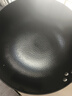 歐樂菲（OLOFE）章丘手打0涂層鐵鍋炒菜鍋手打圓底無涂層大炒勺精熟鐵黑美人32cm 曬單實(shí)拍圖
