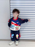 G.DUCKKIDS小黃鴨聯(lián)名兒童奧特曼衣服套裝男童夏裝寶寶短袖t恤牛仔褲兩件套 白色套裝 100 尺碼2~3歲【 90-100cm】 曬單實(shí)拍圖