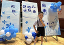 羅蒙男童演出服套裝男孩生日花童幼兒園禮服畢業(yè)服 藏青色 120 曬單實(shí)拍圖