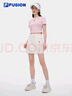 FILA FUSION斐樂(lè)潮牌梭織裙女2025夏新款時(shí)尚休閑基礎(chǔ)半身裙短裙 奶霧白-WT M 165/66A/M 曬單實(shí)拍圖
