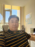 羅蒙（ROMON）短袖襯衫男純色T恤襯衣打底衫商務(wù)休閑職業(yè)正裝通勤工作裝 藍(lán) 5XL 曬單實(shí)拍圖