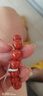 石玥珠寶精品10-11mm涼山南紅瑪瑙手串本命年轉(zhuǎn)運(yùn)珠手鏈男女士款禮物 曬單實(shí)拍圖