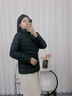 波司登（BOSIDENG）25年新款輕薄羽絨服女短款90絨三防面料【送人首選】輕薄內膽外套 黑色8056-極簡(jiǎn)風(fēng) M 165/88A 體重約110-120斤 曬單實(shí)拍圖