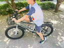 兒童自行車(chē)山地車(chē)6-7-8-10-12-15歲中大童小學(xué)生單車(chē)輕便變速小孩公路車(chē)18寸20寸22寸24寸 標(biāo)配單速白粉色送禮包 20寸適合身高120-140厘米 曬單實(shí)拍圖