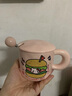 可愛fufu生日蛋糕馬克杯帶蓋勺陶瓷杯送女生高顏值有意義生日禮物 漢堡生日蛋糕杯+蓋+勺 1個(gè) 350ml 曬單實(shí)拍圖