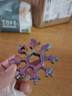 云珀多功能雪花扳手八角小板手不銹鋼萬(wàn)能工具梅花內六角便攜鑰匙扣D 八角-金色 2個(gè)裝 曬單實(shí)拍圖