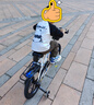 飛鴿兒童自行車(chē)3-4-6-10歲寶寶腳踏車(chē)男孩女孩童車(chē)超輕單車(chē) 【豪華減震款】一體輪 珍珠白 16寸【適合105-130CM】 曬單實(shí)拍圖