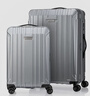 新秀麗（Samsonite）行李箱20英寸+28英寸拉桿箱子母套裝箱旅行密碼箱N(xiāo)X0銀色 曬單實(shí)拍圖