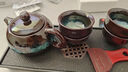 瓷牌茗茶具（cipaiming teaset） 茶具套裝小套功夫茶壺便攜一壺四杯家用會(huì)客泡茶器小茶臺(tái) 沙金西施一壺四杯+磁石干泡盤 曬單實(shí)拍圖