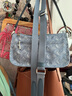 新秀麗（Samsonite）時(shí)尚藝術(shù)聯(lián)名女士單肩斜挎包藍(lán)色印花包包女包手提包NO3畢業(yè)旅行 曬單實(shí)拍圖