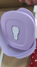 特百惠（Tupperware）微波層疊小方盒800ml加熱學生上班族午餐飯盒便攜便當盒丁香紫 曬單實拍圖