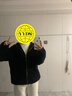 俞兆林高領(lǐng)毛衣女秋冬加絨加厚打底衫內搭一體保暖堆堆領(lǐng)針織上衣 曬單實(shí)拍圖