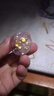 南洋珠寶金豆豆黃金1g足金AU999真金豆子投資小金豆七夕節(jié)送女友禮物 金豆1g（無證書，無瓶子） 曬單實(shí)拍圖