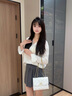 狄梵普輕奢包包女包女士2025新款斜挎單肩包生日七夕節(jié)禮物送女友送老婆 白色【禮盒裝】 小包 曬單實拍圖