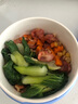 小南瓜（Little Pumpkin） 電飯煲 家用多功能電煮鍋 便攜式迷你智能電飯鍋 旅行小型電火鍋宿舍電熱煮面粥不粘1-2人拎拎煲 藍白色（母嬰級鈦金陶瓷油內膽) 0.8L 主播推薦 曬單實拍圖