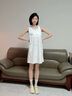 莫代爾背心吊帶睡裙女100%純棉夏季薄款帶胸墊睡衣女2025新款學(xué)生家居女 42M25042 帶胸墊  100%純棉 L 100-120斤 當(dāng)天發(fā),現(xiàn)貨 曬單實(shí)拍圖