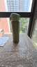 膳魔師（THERMOS）不銹鋼保溫杯兒童男女士學(xué)生水杯大容量杯子七夕節(jié)教師節(jié)禮物JNR 牛油果綠 500ml 曬單實(shí)拍圖