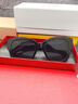 圣羅蘭（YSL）墨鏡女黑色大框板材潮流眼鏡YSL奢侈品太陽(yáng)鏡男SLM95/F生日禮物 SLM95/F-001-56 金標(biāo) 曬單實(shí)拍圖
