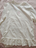 MiniPeace太平鳥(niǎo)童裝女童長(cháng)袖T恤FBCPF1312 雪白色 160cm 曬單實(shí)拍圖