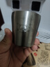 沃德百惠（WORTHBUY）304不銹鋼牛奶杯兒童隨手杯雙層防燙防摔寶寶喝水杯子帶刻度口杯 小號(hào)+大號(hào) 480ml 曬單實(shí)拍圖