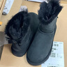 UGG EVERSHEEPSKINS羊皮毛一體單絲帶UGG短筒女士雪地靴保暖加絨女靴子韓版棉靴子 栗色 36 曬單實(shí)拍圖