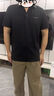 卡爾丹頓 生活系列【高柔呼吸棉】夏季涼感短袖POLO衫男士撞色領(lǐng)高端商務(wù)裝帶領(lǐng)t恤 B1雅黑 L 175/96A 70-75kg 曬單實(shí)拍圖
