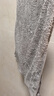 潔麗雅（Grace）7A級抗菌純棉毛巾 柔軟吸水新疆長絨棉洗臉巾2條裝淺灰+粉 曬單實拍圖