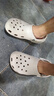 卡駱馳（crocs）經(jīng)典Clog男女洞洞鞋一腳蹬沙灘鞋CR10001-1FT  42.5 （42.5-43） 曬單實(shí)拍圖