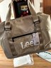 Lee短途旅行包男大容量出差行李包女干濕分離健身包手提包便攜游泳包 卡其色【三種背法自由切換】 曬單實(shí)拍圖