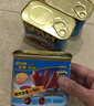 世棒（SPAM）午餐肉豬肉罐頭泡面搭檔即食火腿兒童早餐火腿腸涮肉火檔燒烤食材 清淡340g*4罐 曬單實(shí)拍圖