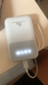 充電寶20000毫安自帶線大容量可上飛機超薄迷你隨身便攜移動電源 白色【智能數(shù)顯+LED燈+自帶線】 20000毫安 曬單實拍圖