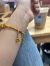 老廟黃金足金古法金簡(jiǎn)約素鐲幾何圓滿手鐲送媽媽生日禮物送女友 曬單實(shí)拍圖
