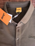 吉普（JEEP）短袖T恤男士夏季polo衫潮流休閑寬松涼感衣服男裝 軍綠 2XL 曬單實拍圖