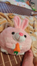 全棉時代 嬰兒汗巾寶寶純棉紗布幼兒園墊背巾小熊+小鹿+小貓25*50cm 3條 曬單實拍圖