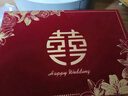 赟婭結(jié)婚彩禮現(xiàn)金禮盒禮金盒彩禮盒子錢盒子訂婚布置結(jié)婚高檔四件套 百年好合6-12萬中號四件套 曬單實拍圖