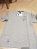 杰克·瓊斯（JACK&JONES）夏季新款男士舒適肌理感字母刺繡短袖T恤男裝224201037 G41淺花灰色 常規(guī) G41淺花灰色 S 170 曬單實拍圖