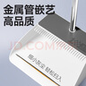 索邦掃把簸箕套裝家用掃地掃帚兩件套帶梳齒磨尖軟毛工藝笤帚畚箕T27A 曬單實(shí)拍圖