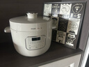 摩飛電器電壓力鍋電高壓鍋高壓電飯鍋壓力電飯煲家用多功能2.5升小型迷你2-3-4人用 MR8701 標配白【0氟琺瑯釉】 2.5L 曬單實拍圖