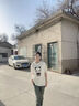 HI PANDA你好熊貓2025夏季短袖美式潮牌經(jīng)典熊貓T恤男純棉情侶半袖 白色 2XL 曬單實(shí)拍圖