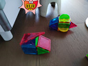 魔磁玩家（ MAGPLAYER）彩窗磁力片兒童玩具拼圖磁力積木大號(hào)鉆面120件3-6歲男女孩禮物 曬單實(shí)拍圖