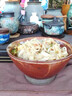 九土日式手工粗陶白米飯碗餐具家用復(fù)古湯面高腳碗簡(jiǎn)約加厚土碗可微波 6.5英寸碗【窯變紅】 曬單實(shí)拍圖