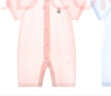 貝瑞加（Babyprints）嬰兒衣服2件裝新生兒連體衣短袖寶寶哈衣純棉薄款爬服 粉黃73 曬單實(shí)拍圖