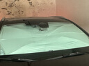 W&P汽車遮陽擋 前擋風(fēng)玻璃遮陽傘車內(nèi)防曬窗簾車用隔熱遮陽板 車型通用【UPF100+丨加厚冰晶】銀河灰pro 曬單實(shí)拍圖