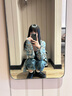 Shelley Jones美式復(fù)古格子襯衫男款長(zhǎng)袖春秋季vintage感襯衣cleanfit外套 藍(lán)色 XL [推薦120-140斤] 曬單實(shí)拍圖