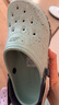 斯凱奇（Skechers）七夕情人節(jié)禮物女子輕質(zhì)休閑洞洞鞋111444 淺綠色/薄荷綠色/AQMT 38 曬單實(shí)拍圖