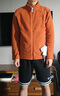 伯希和（Pelliot）戶外抓絨衣春季Polartec200保暖搖粒絨外套男夾克114310191橙L 曬單實拍圖