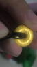 領(lǐng)豐金 黃金實(shí)心9999足金古法六字真言平安扣擺件情侶禮物 5g（送禮盒） 曬單實(shí)拍圖