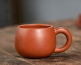 茗陽宜興純手工紫砂主人杯原礦降坡泥品茗杯帶把小茶杯子茶具圓潤杯 單個價 曬單實拍圖