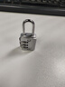 隨燦金屬密碼小型鎖行李箱家用柜子迷你多功能鎖具學(xué)生宿舍儲物柜門(mén)鎖 銀色三位密碼鎖【小號】1個(gè) 曬單實(shí)拍圖